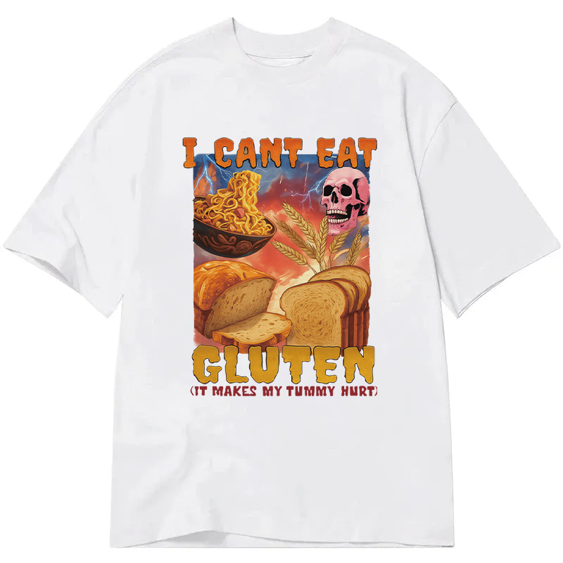 Tokyocanvas I Can't Eat Gluten Funny Meme Classic T-Shirt