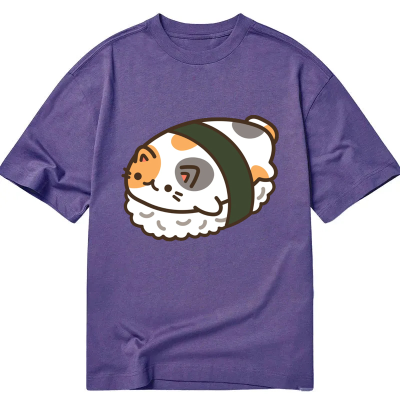 Tokyocanvas Sushi Pet Calico Cat Classic T-Shirt