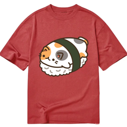 Tokyocanvas Sushi Pet Calico Cat Classic T-Shirt