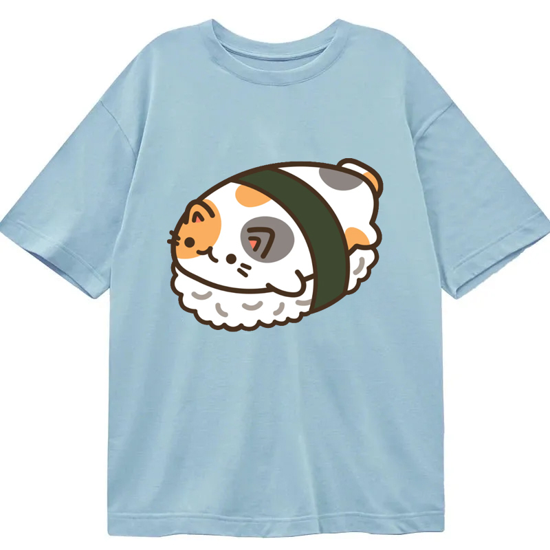 Tokyocanvas Sushi Pet Calico Cat Classic T-Shirt
