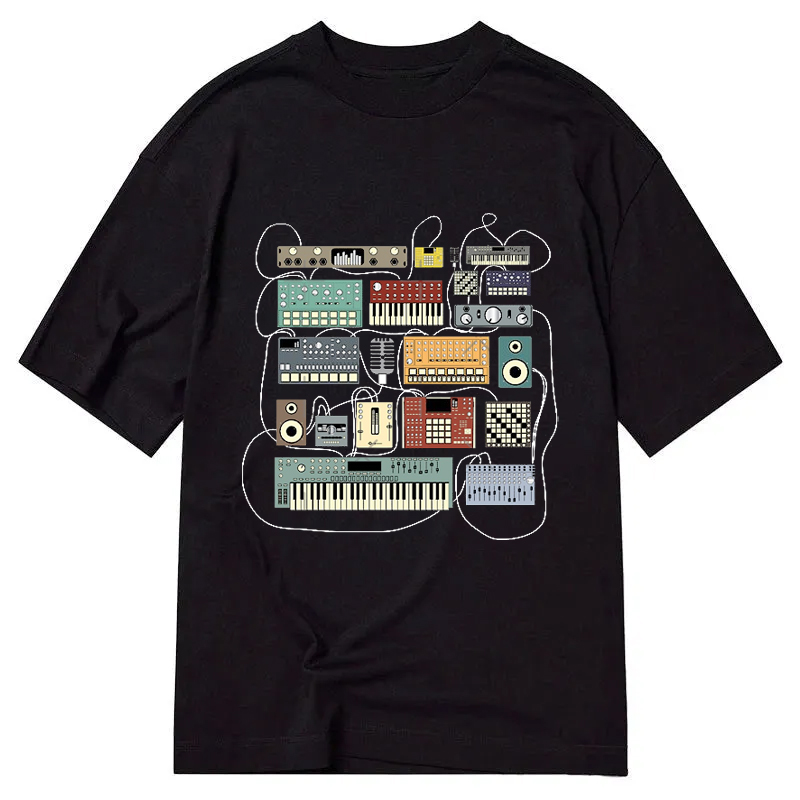 Tokyocanvas Electronic musician Synthesizer and Drum Machine Dj Classic T-Shirt