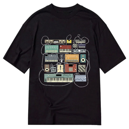 Tokyocanvas Electronic musician Synthesizer and Drum Machine Dj Classic T-Shirt