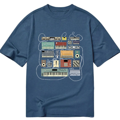 Tokyocanvas Electronic musician Synthesizer and Drum Machine Dj Classic T-Shirt