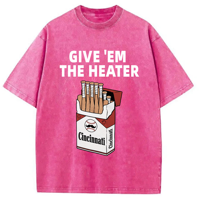 Tokyocanvas Give Them The Heater Washed T-Shirt