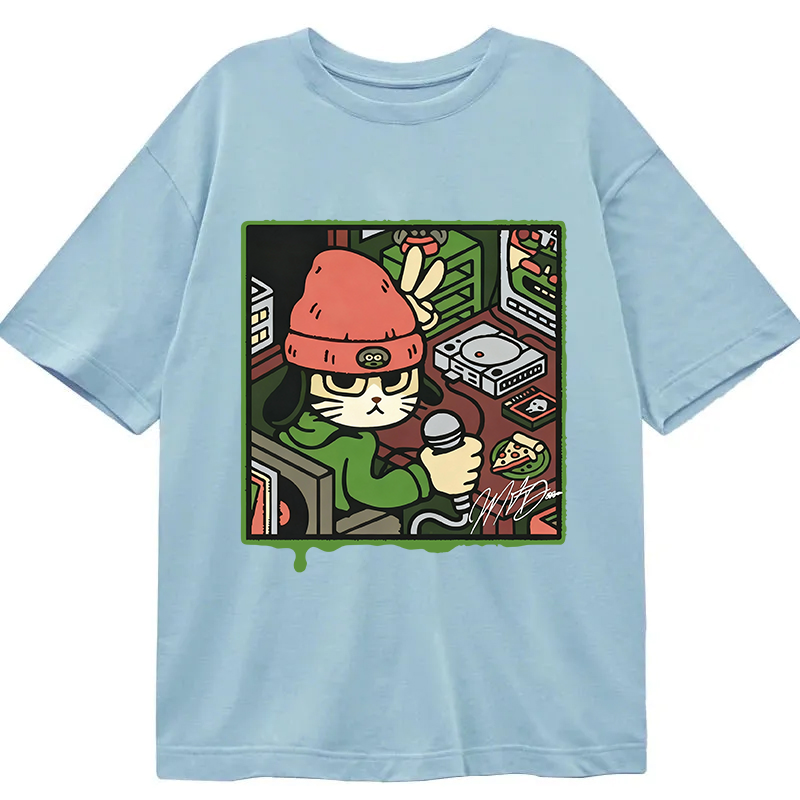 Tokyocanvas Rapper Cat Classic T-Shirt