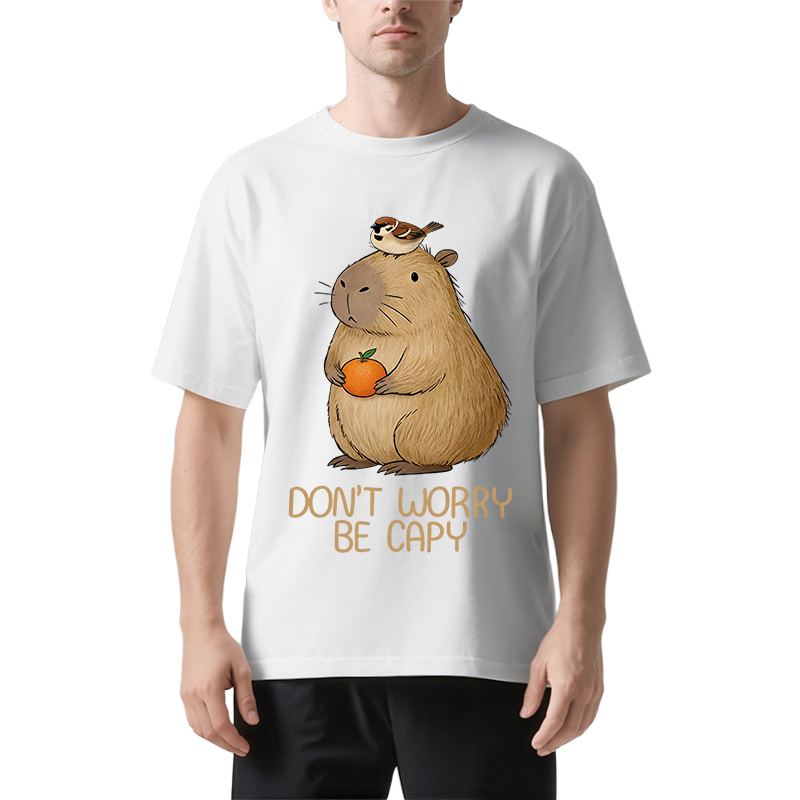 Tokyocanvas Capybaras Don't Worry Classic T-Shirt