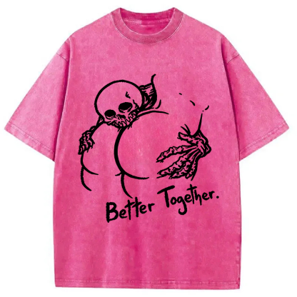 Tokyocanvas Better Together Washed T-Shirt