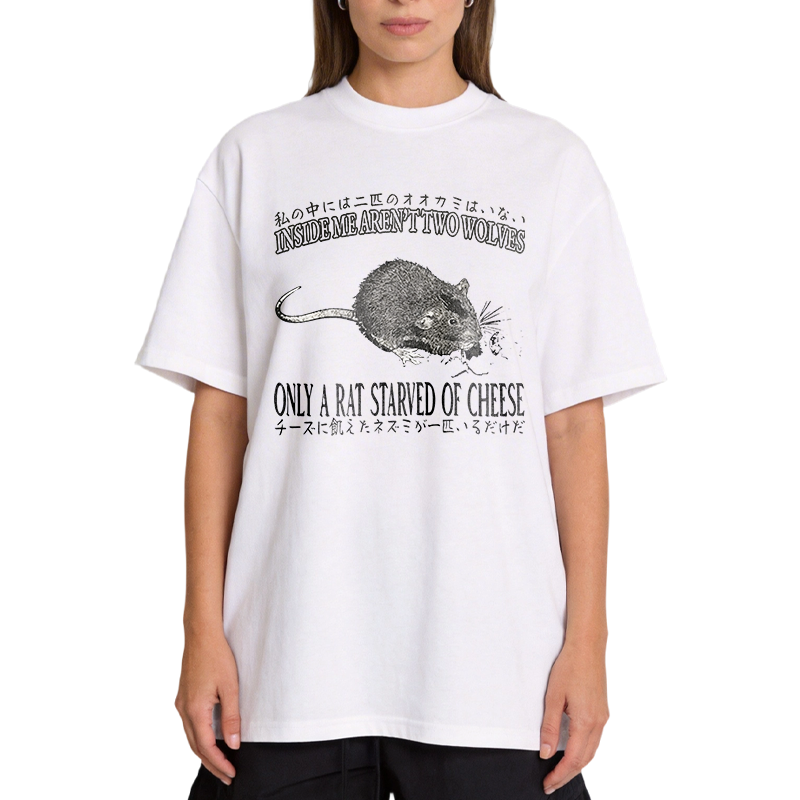 Tokyocanvas Only a Rat Starved of Cheese Classic T-Shirt