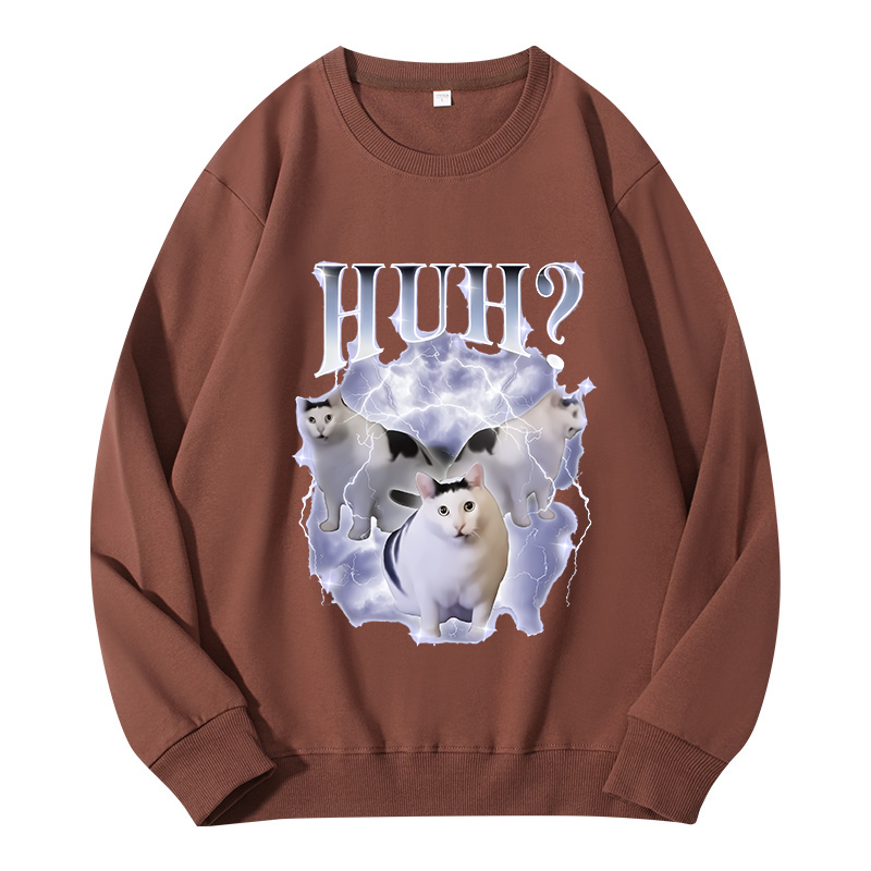Tokyocanvas Huh Cat Chonky Ben Meme Classic Sweatshirt