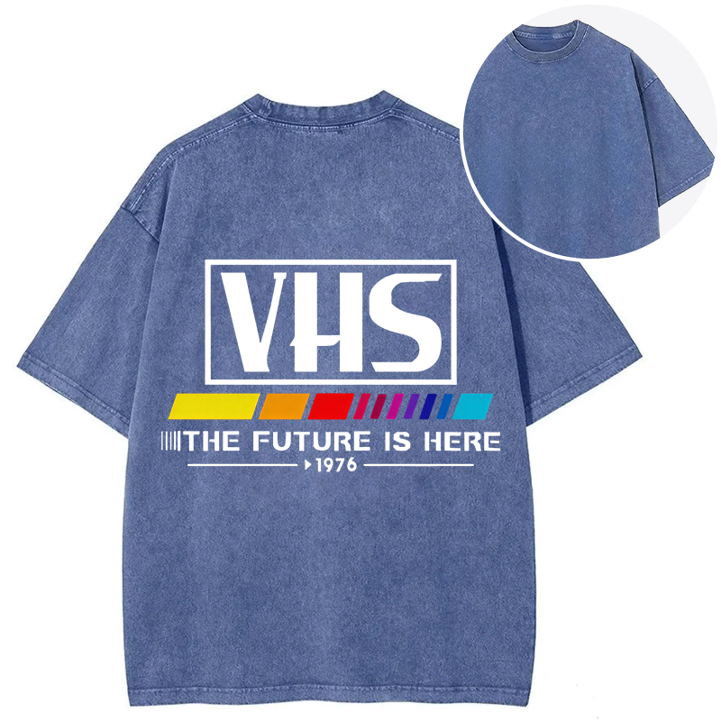 Tokyocanvas VHS 1976 Vintage Back Washed T-Shirt