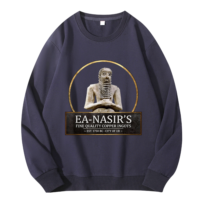 Tokyocanvas Ea Nasir's Copper Ingots Funny Bronze Age History Meme Classic Sweatshirt