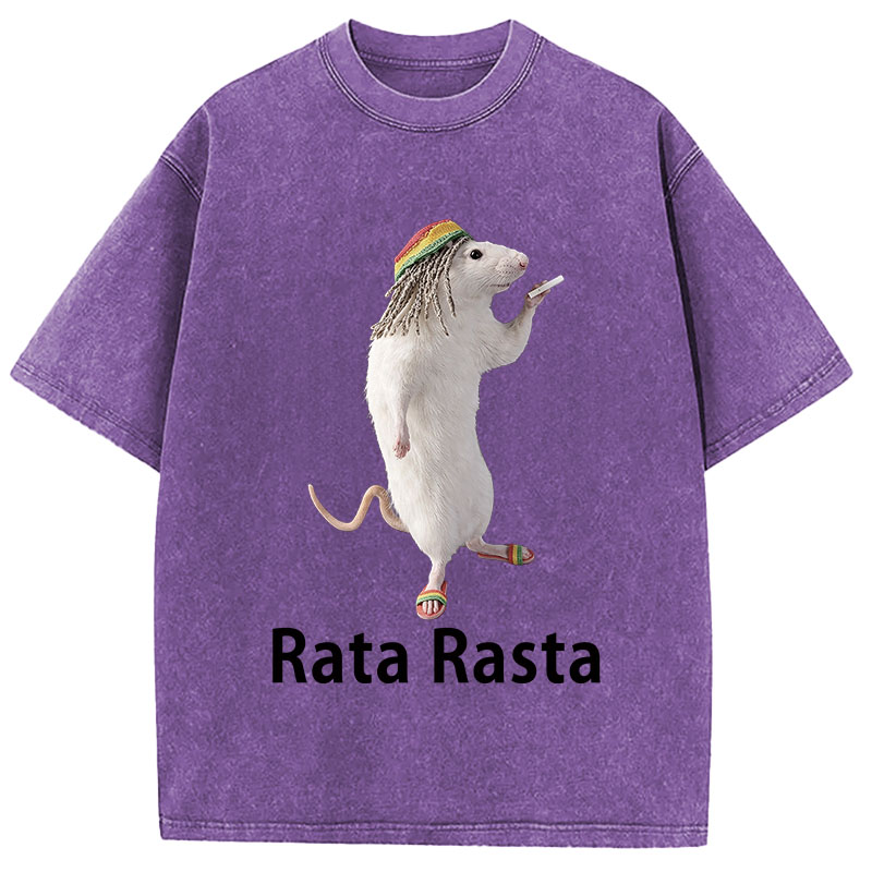 Tokyocanvas Rata Rasta Washed T-Shirt