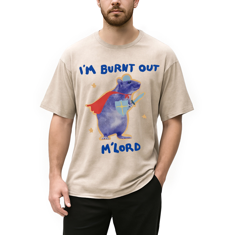 Tokyocanvas I'm Burnt Out M'lord Washed T-Shirt