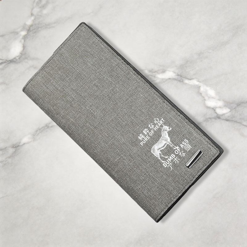 Tokyocanvas Donkey Pure of Heart Dumb of Ass Canvas Wallet