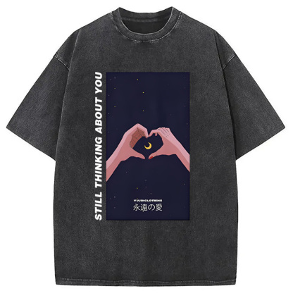 Tokyocanvas Still Thinking About You Washed T-Shirt