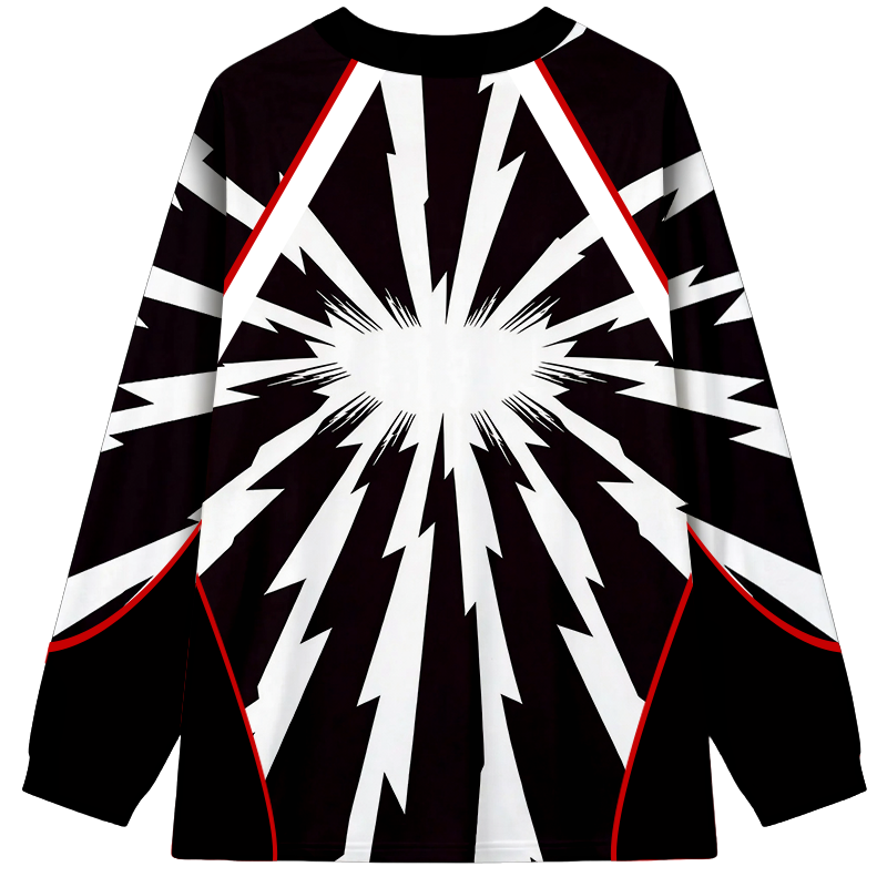 Tokyocanvas Red Eye Long Sleeve Graphic Print T-Shirt