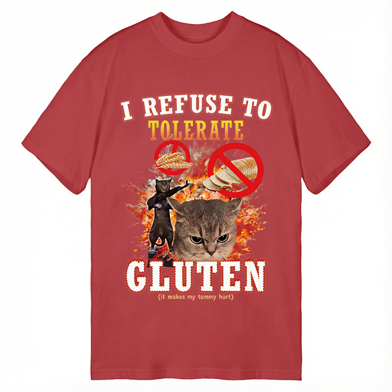 Tokyocanvas I Refuse to Tolerate Gluten Classic T-Shirt