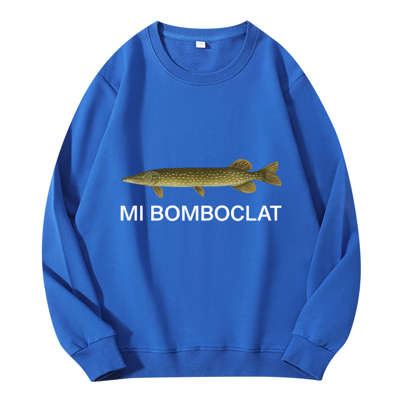Tokyocanvas Mi Bomboclat Fish Meme Classic Sweatshirt