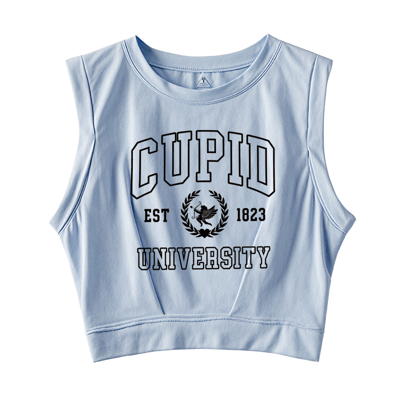 Tokyocanvas Cupid University Sleeveless Crop Top