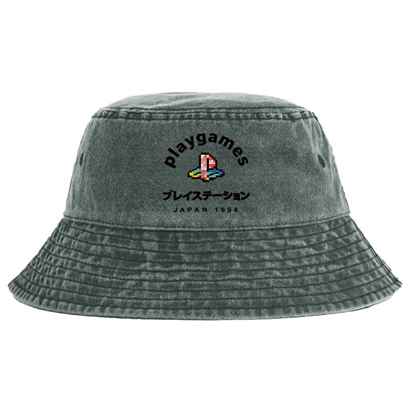 Tokyocanvas Play Games Japan Washed Bucket Hat