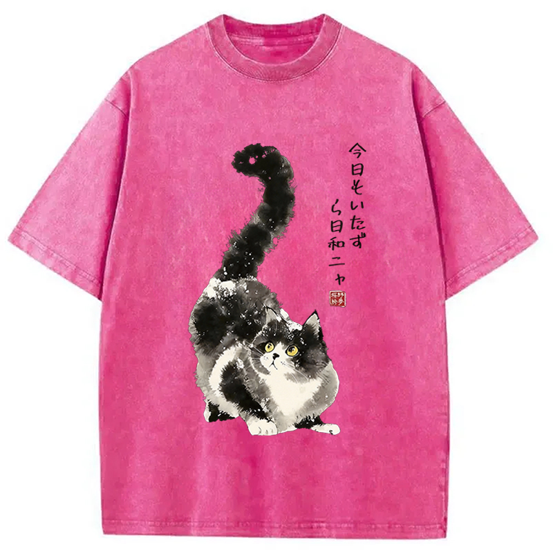 Tokyocanvas Every Day's A Prank Day Washed T-Shirt