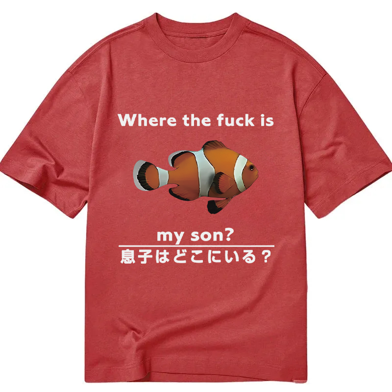 Tokyocanvas Fish Looking For Son Classic T-Shirt
