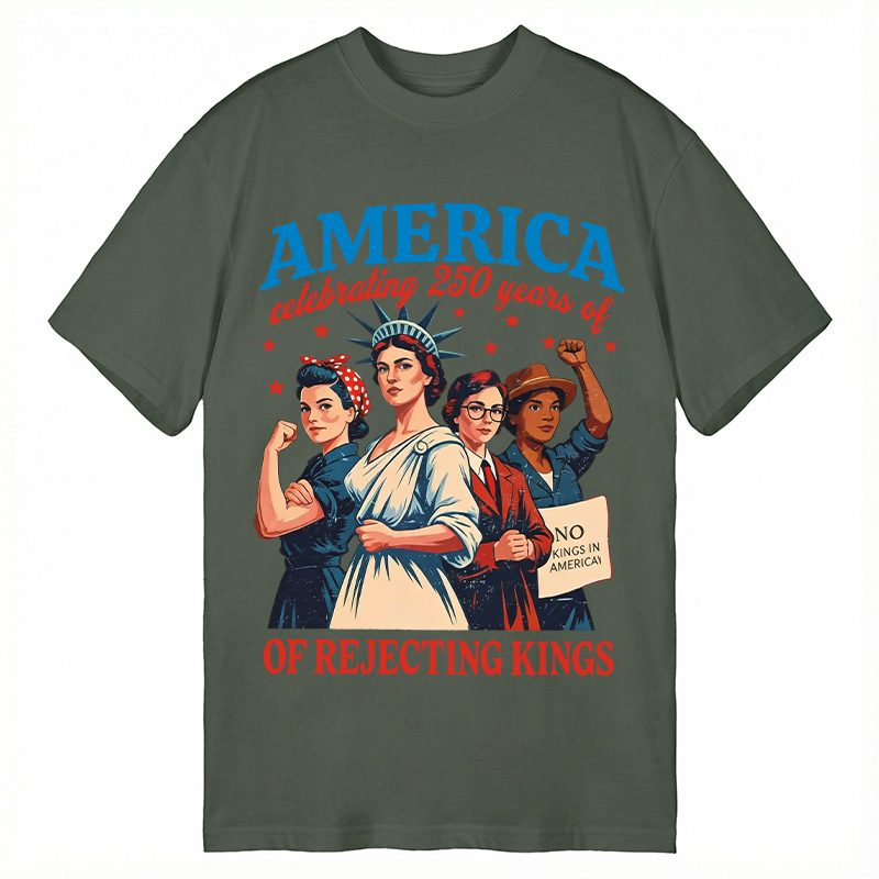 Tokyocanvas America Celebrating 250 Years Of Rejecting Kings Classic T-Shirt