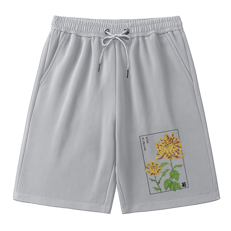Tokyocanvas Retro Chrysanthemum Classic Short