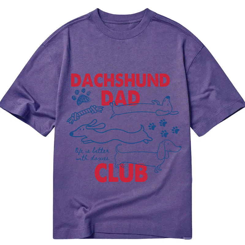 Tokyocanvas Dachshund Dad Club Classic T-Shirt