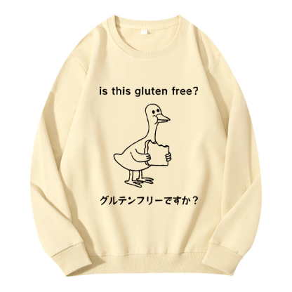 Tokyocanvas Avoid Gluten Product Classic Sweatshirt