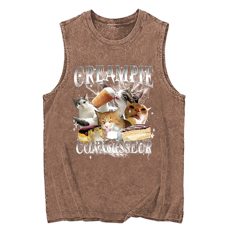 Tokyocanvas Creampie Connoisseur Meme Washed Tank