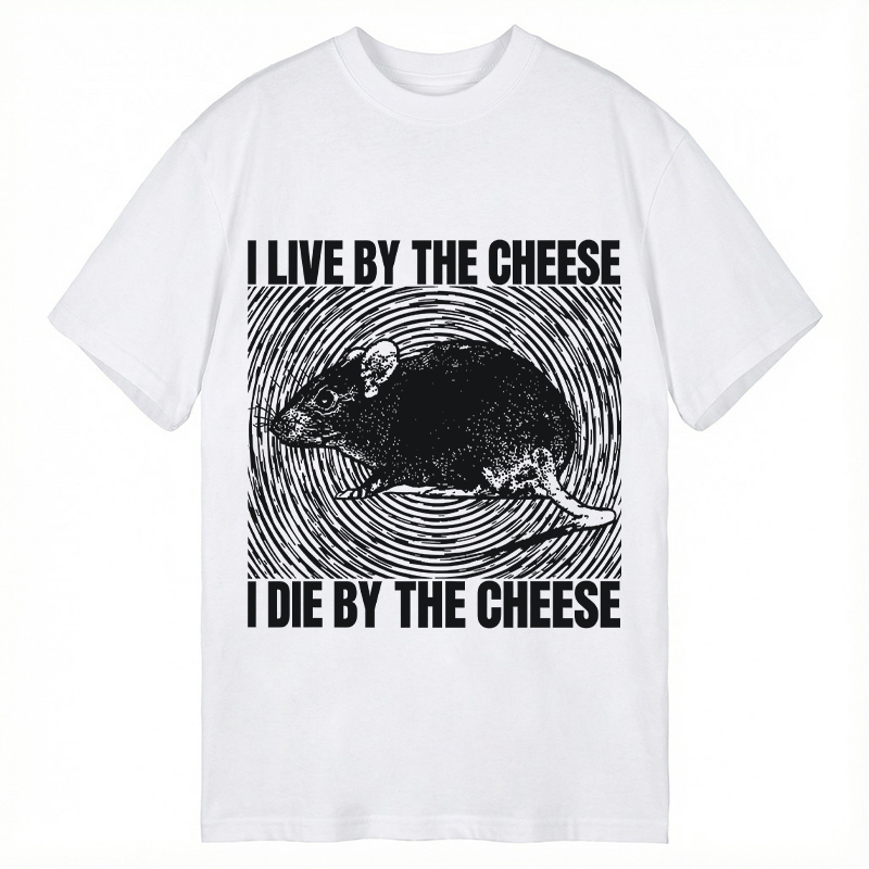 Tokyocanvas I Live By The Cheese Rat Classic T-Shirt