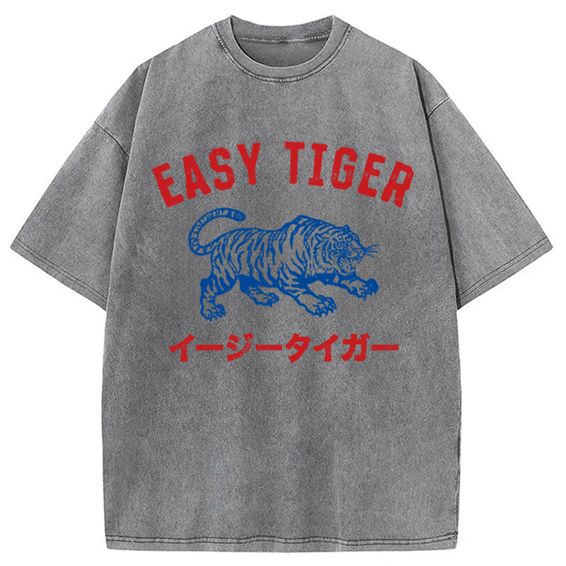 Tokyocanvas Easy Tiger Washed T-Shirt