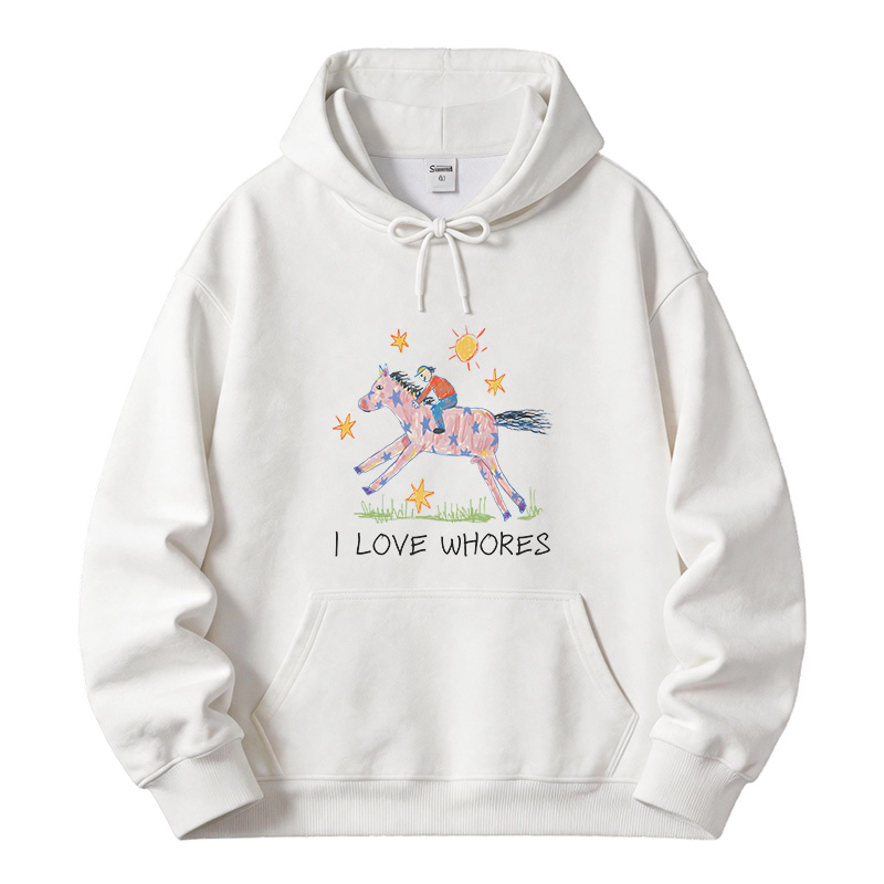 Tokyocanvas I Love Whores Fleece Lined Hoodie