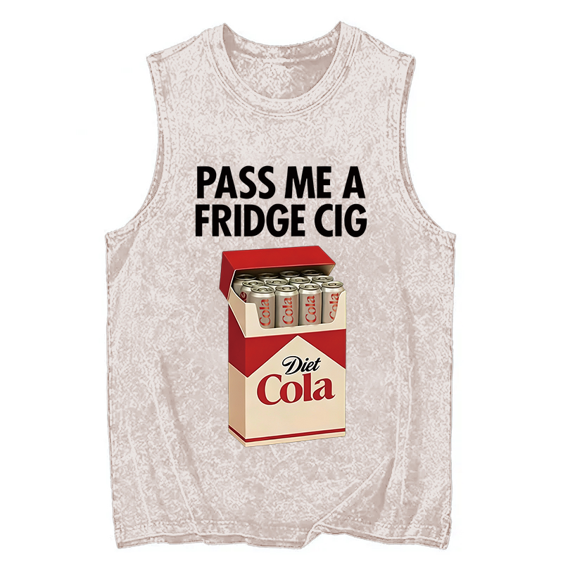 Tokyocanvas I Need A Diet Cola Washed Tank