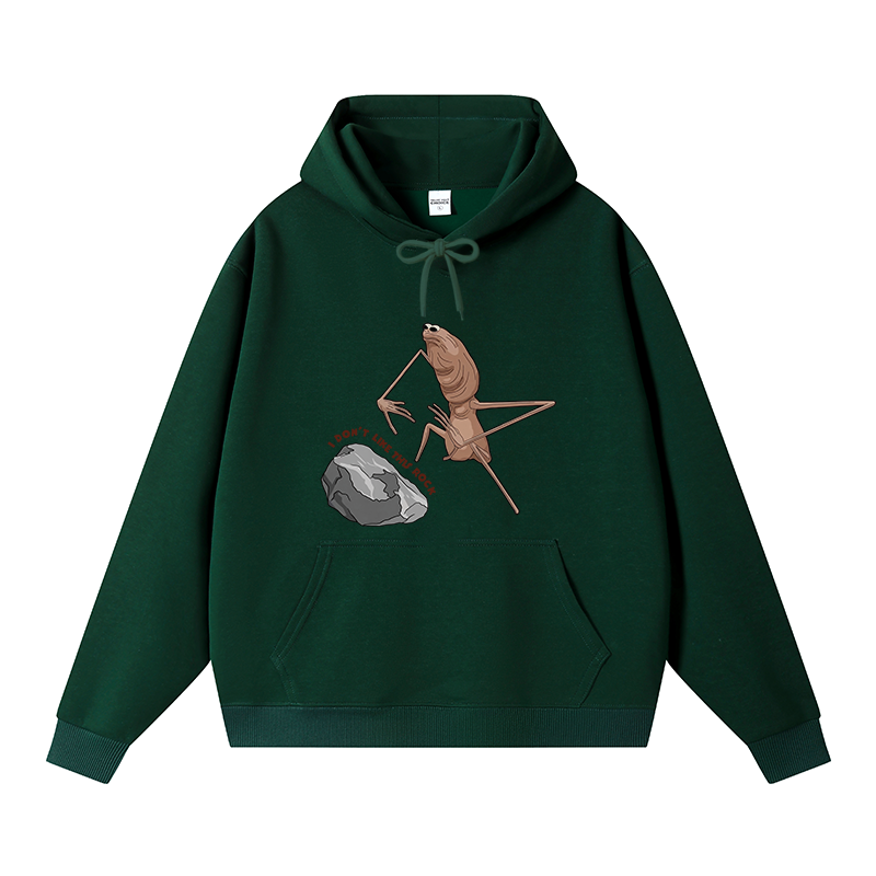 Tokyocanvas I Don't Like This Rock Fleece Lined Hoodie