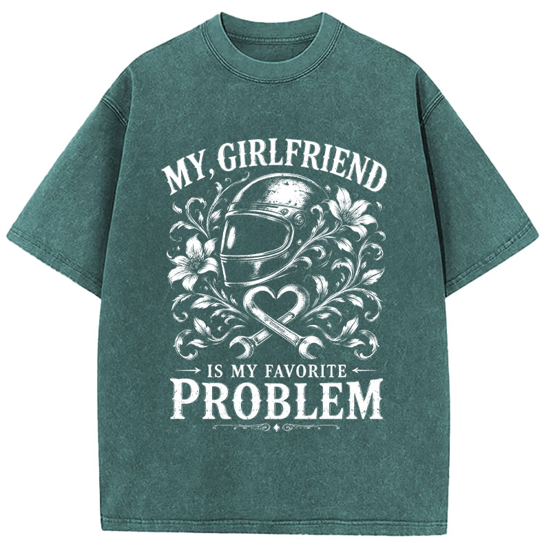 Tokyocanvas Funny Husband Washed T-Shirt