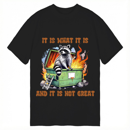 Tokyocanvas It is What Not Great Raccoon Meme Classic T-Shirt