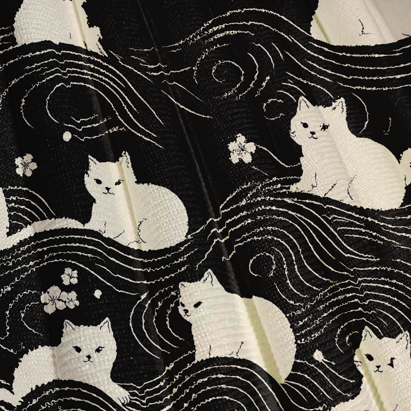 Tokyocanvas Mysterious Cats Casual Ugly Sweatshirt