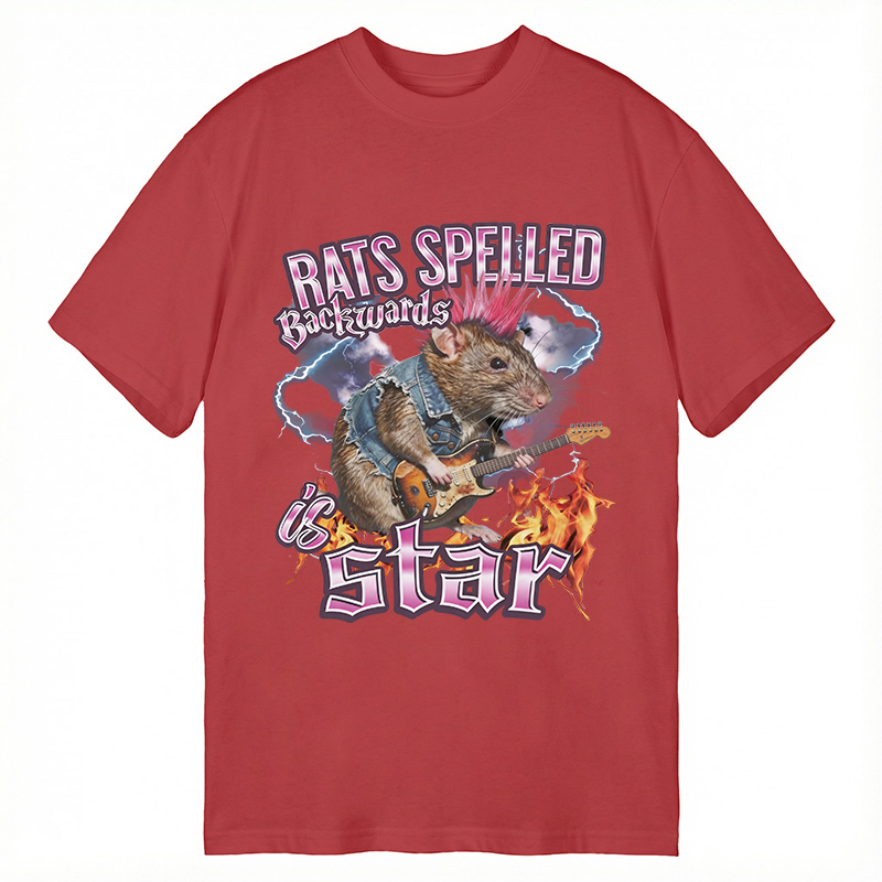 Tokyocanvas Rats Spelled Backwards Is Star Classic T-Shirt