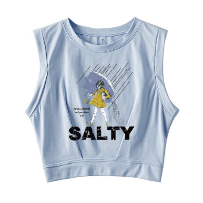 Tokyocanvas Salty Girl Sleeveless Crop Top
