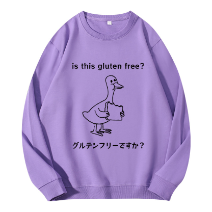 Tokyocanvas Avoid Gluten Product Classic Sweatshirt