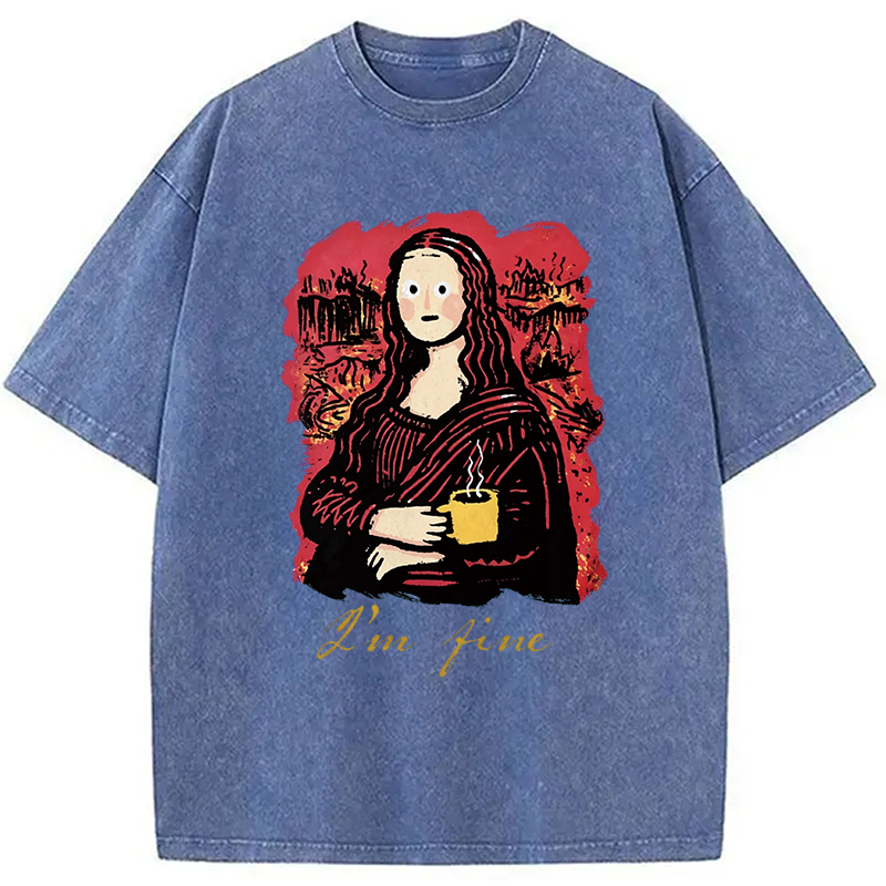 Tokyocanvas I'm Fine Art Washed T-Shirt