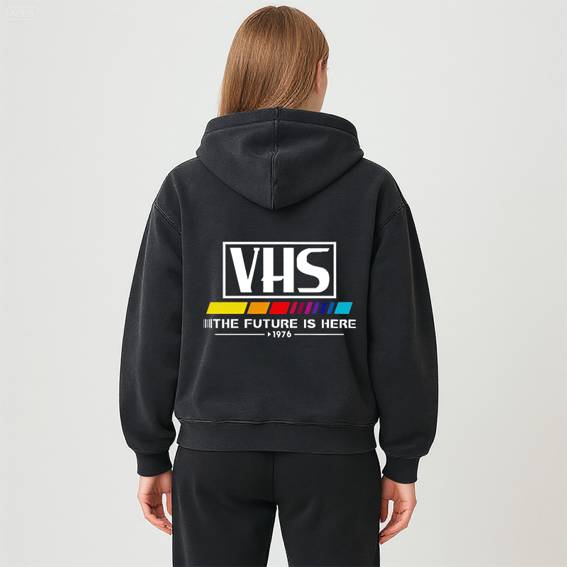 Tokyocanvas VHS 1976 Vintage Washed Zip Hoodie