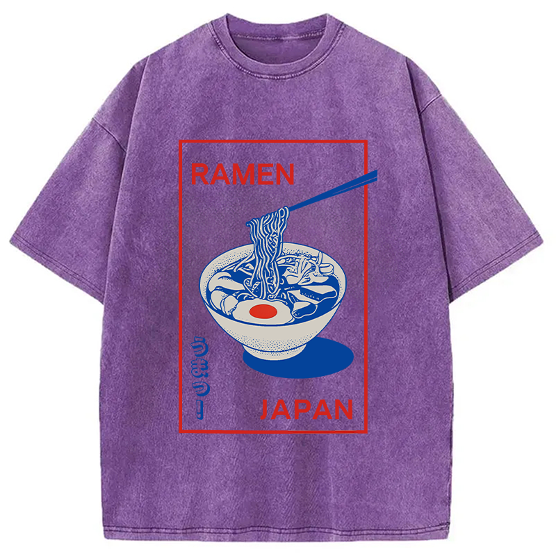Tokyocanvas Umai Noodle Washed T-Shirt
