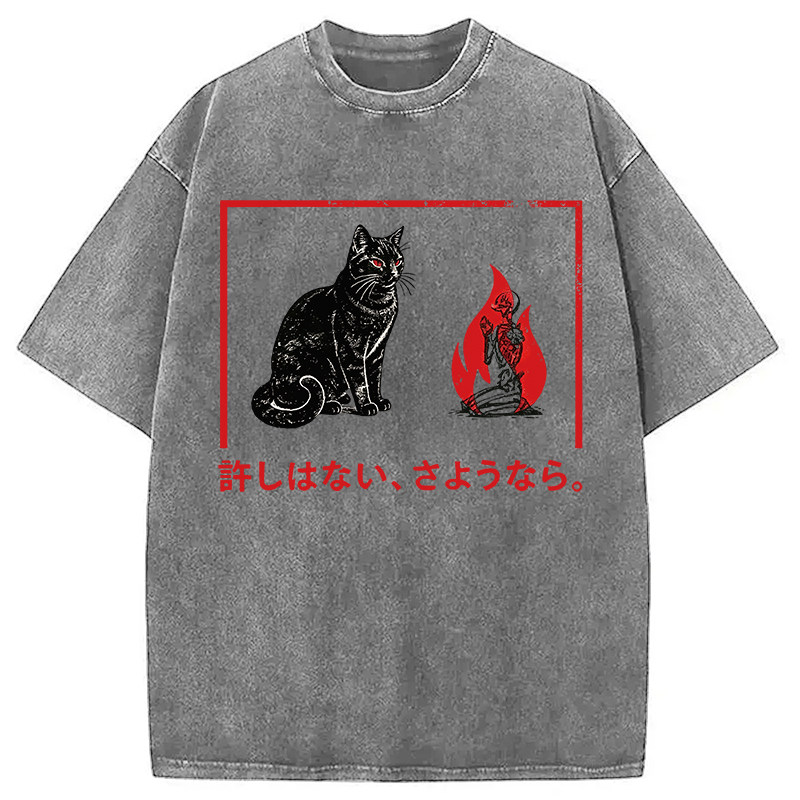 Tokyocanvas No Forgiveness Washed T-Shirt