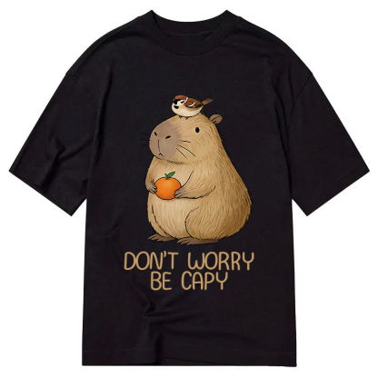 Tokyocanvas Capybaras Don't Worry Classic T-Shirt
