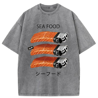 Tokyocanvas Salmon Lighter Washed T-Shirt