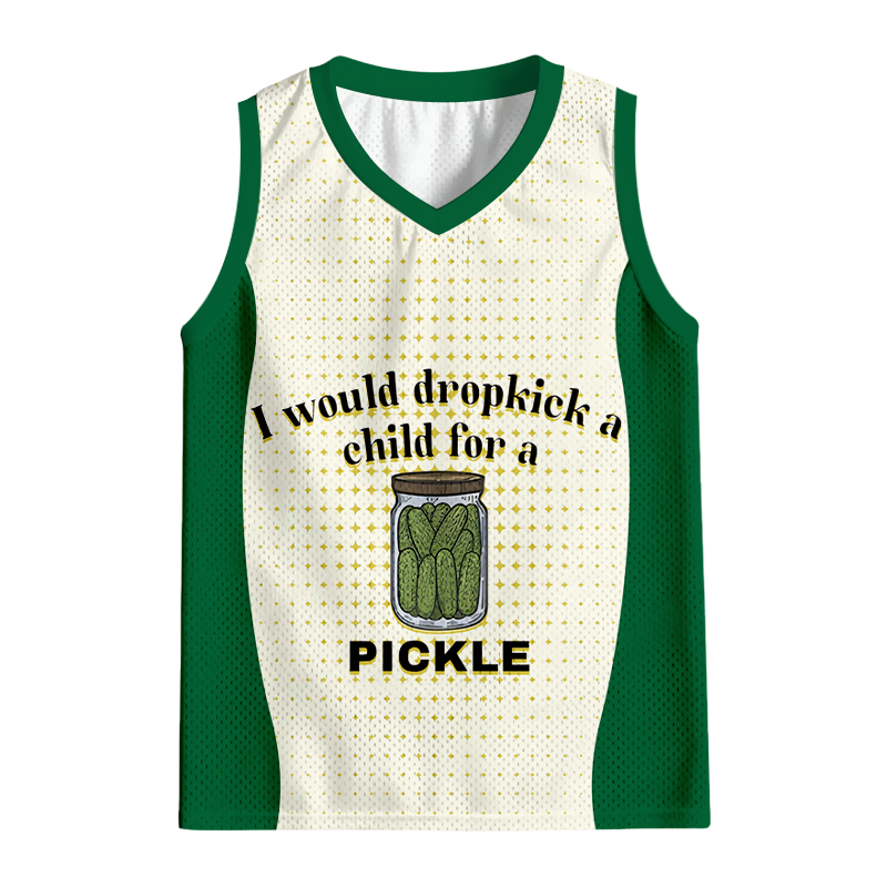 Tokyocanvas I Would Dropkick A Child For A Pickle Jersey Tank
