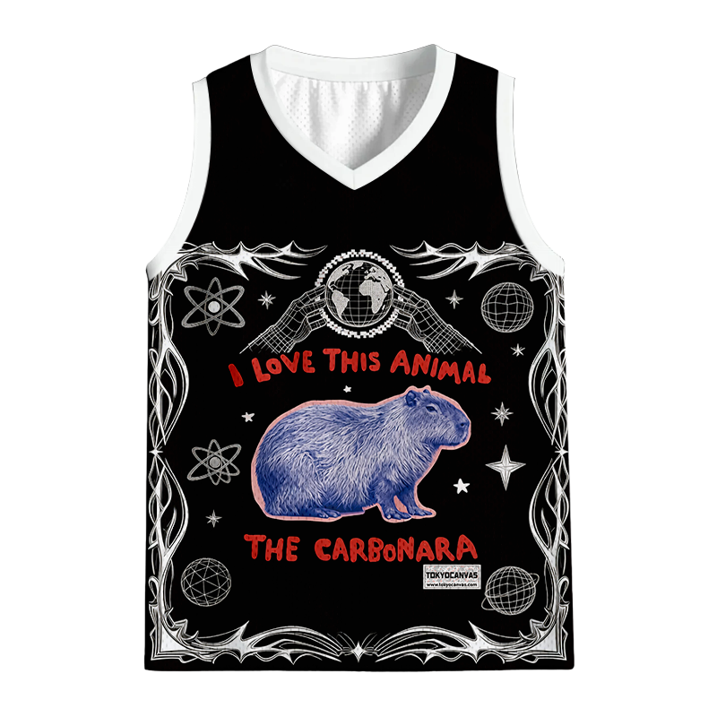Tokyocanvas I Love This Animal The Carbonara Jersey Tank